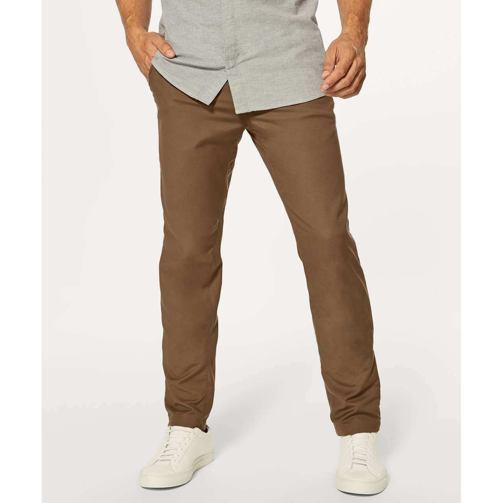 Mens Lululemon Pants Commission Pant Light Brown Chino Office Business 30x30